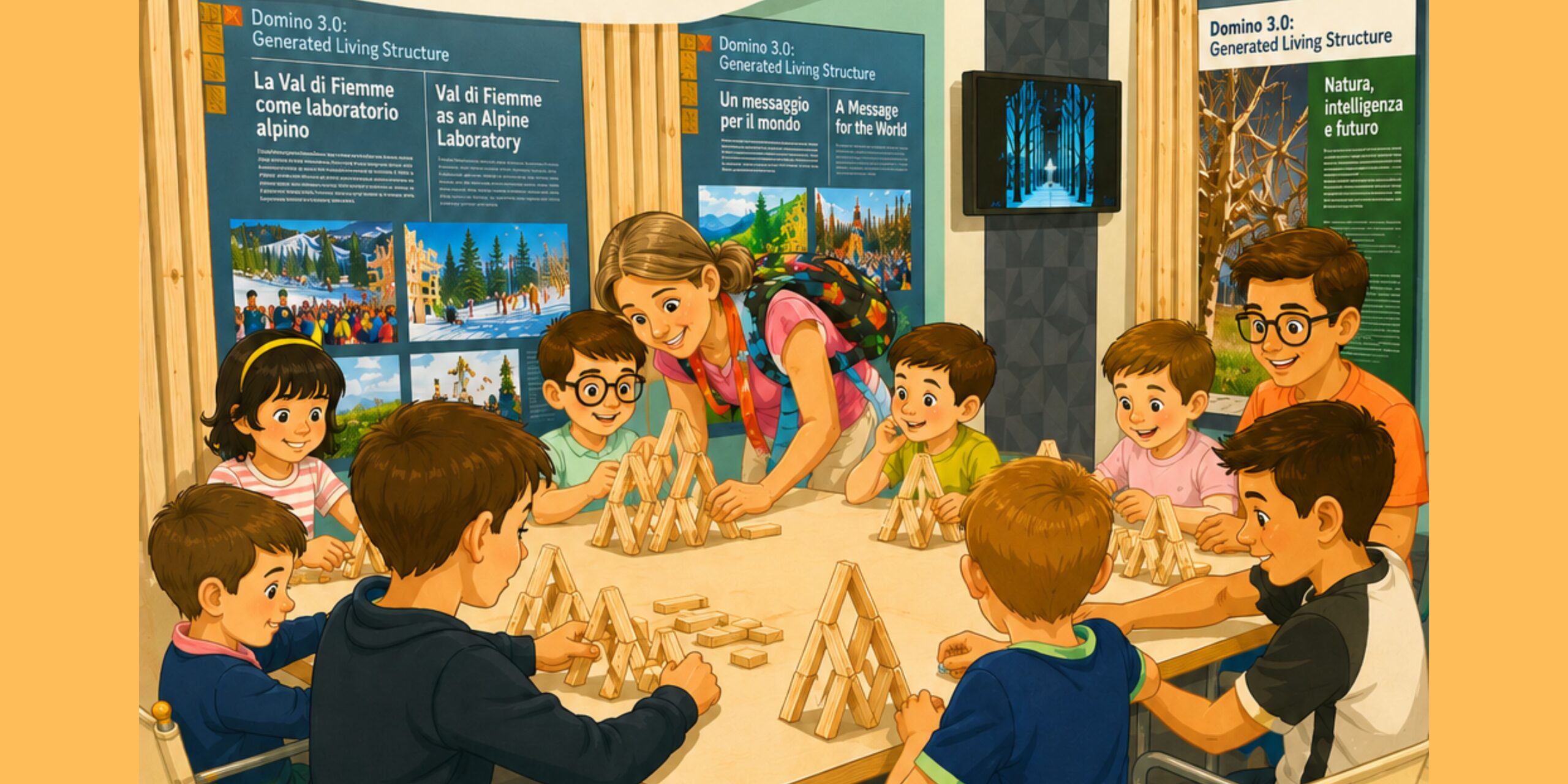 Domino Kids. <br> Costruisci, immagina, collabora!