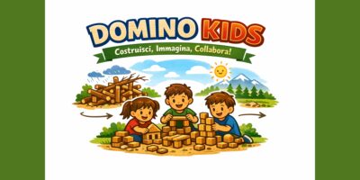 Domino Kids. <br> Costruisci, immagina, collabora!
